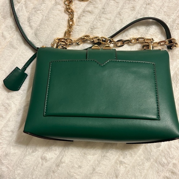 Michael Kors Green Studded Women's Bag - Picture 10 of 12